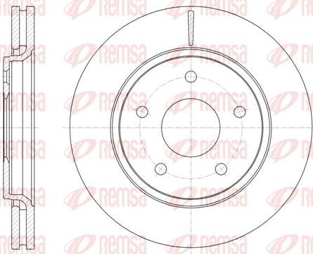 Kawe 61724 10 - Спирачен диск vvparts.bg