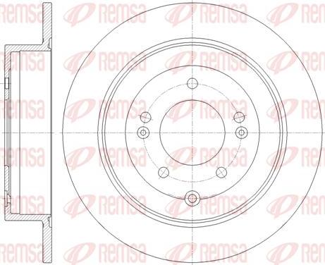 Kawe 61779 00 - Спирачен диск vvparts.bg