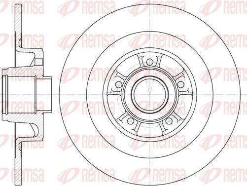 Kawe 6848 00 - Спирачен диск vvparts.bg