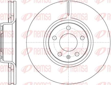 Kawe 6807 10 - Спирачен диск vvparts.bg