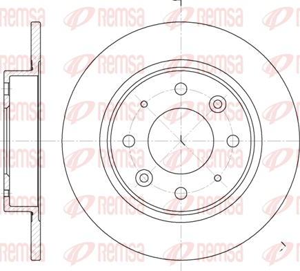 Kawe 6813 00 - Спирачен диск vvparts.bg