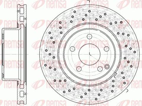 Kawe 6817 10 - Спирачен диск vvparts.bg