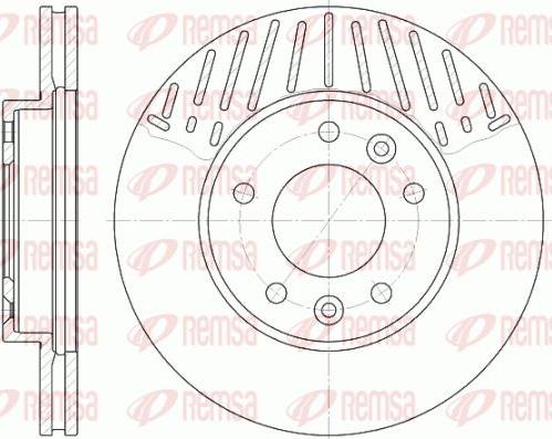 Kawe 6885 10 - Спирачен диск vvparts.bg