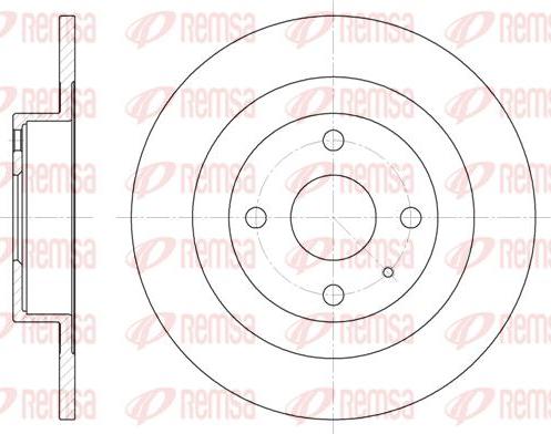 Kawe 6833 00 - Спирачен диск vvparts.bg