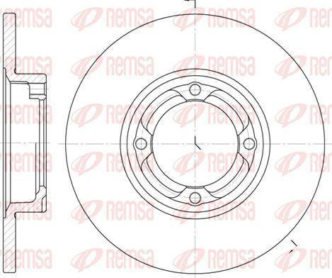 Kawe 6832 00 - Спирачен диск vvparts.bg