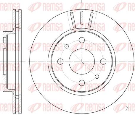 Kawe 6829 10 - Спирачен диск vvparts.bg