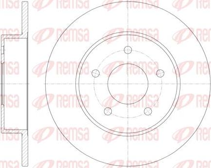 Kawe 6820 00 - Спирачен диск vvparts.bg