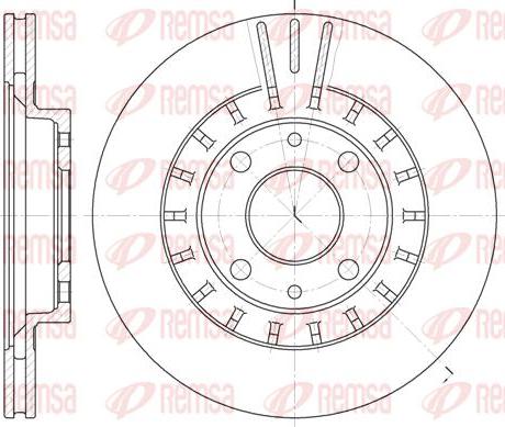 Wagner WGR1147-1 - Спирачен диск vvparts.bg