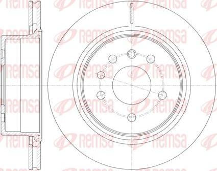 Kawe 6823 10 - Спирачен диск vvparts.bg