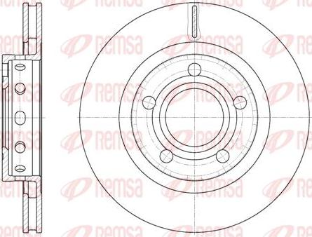 Kawe 6822 10 - Спирачен диск vvparts.bg