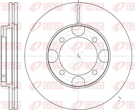 Kawe 6827 10 - Спирачен диск vvparts.bg