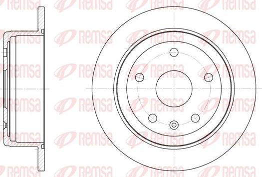 Kawe 6872 00 - Спирачен диск vvparts.bg