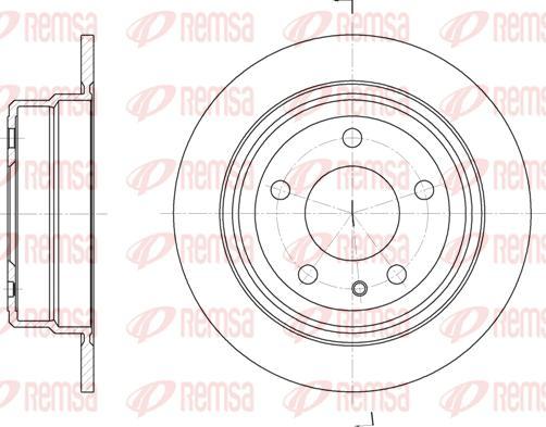 Kawe 6309 00 - Спирачен диск vvparts.bg