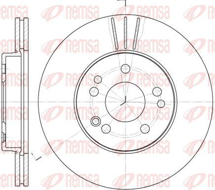 Kawe 6314 10 - Спирачен диск vvparts.bg