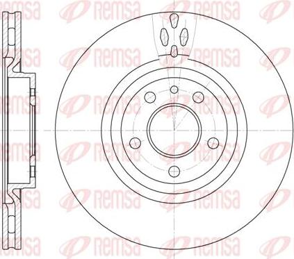 Kawe 6315 11 - Спирачен диск vvparts.bg