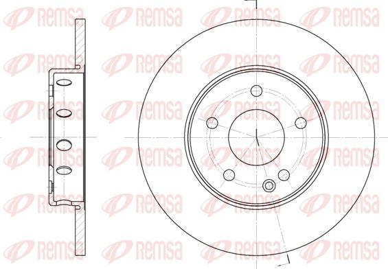 Kawe 6310 00 - Спирачен диск vvparts.bg