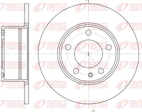 Kawe 6312 00 - Спирачен диск vvparts.bg