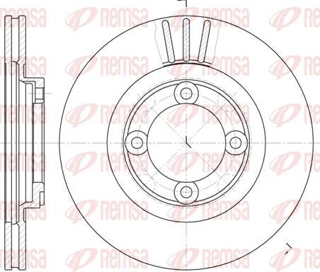 Kawe 6385 10 - Спирачен диск vvparts.bg