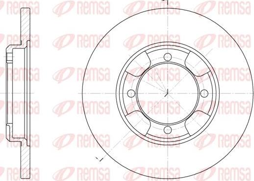 Kawe 6388 00 - Спирачен диск vvparts.bg