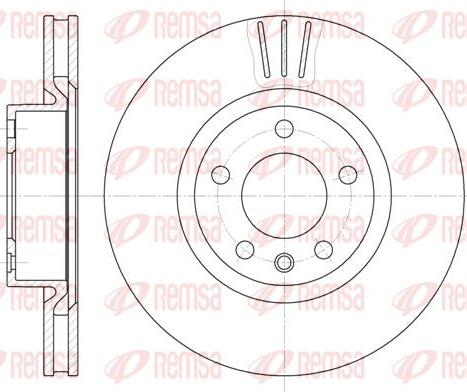 Kawe 6339 10 - Спирачен диск vvparts.bg