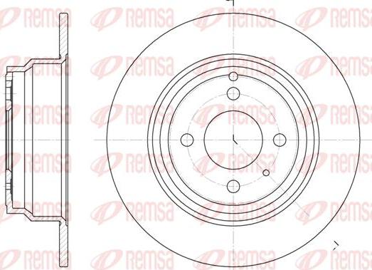 Kawe 6335 00 - Спирачен диск vvparts.bg