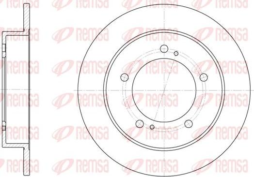 Kawe 6331 00 - Спирачен диск vvparts.bg