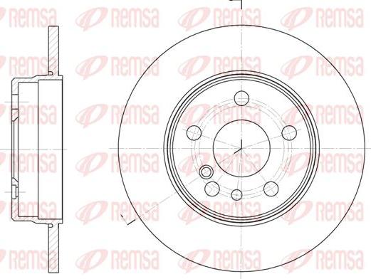 Kawe 6332 00 - Спирачен диск vvparts.bg