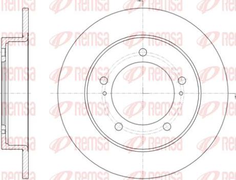 Kawe 6329 00 - Спирачен диск vvparts.bg