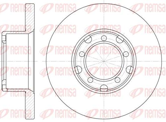 APEC DSK720 - Спирачен диск vvparts.bg