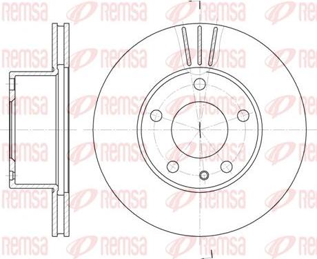 Kawe 6298 10 - Спирачен диск vvparts.bg