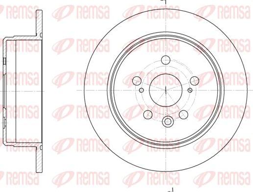 Kawe 6245 00 - Спирачен диск vvparts.bg