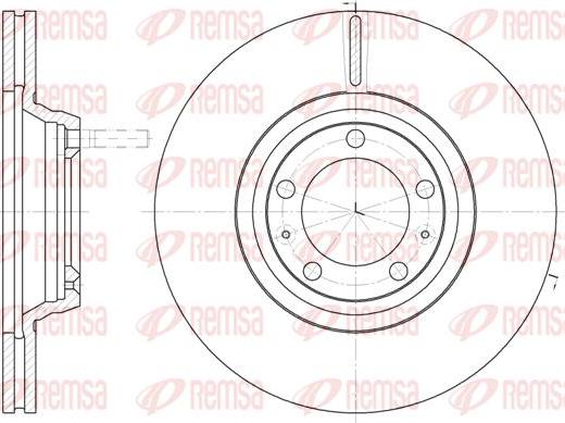 Kawe 6247 10 - Спирачен диск vvparts.bg