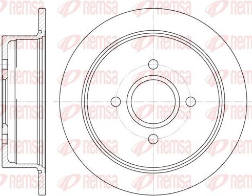 Kawe 6250 00 - Спирачен диск vvparts.bg