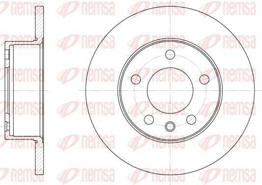 Kawe 6201 00 - Спирачен диск vvparts.bg