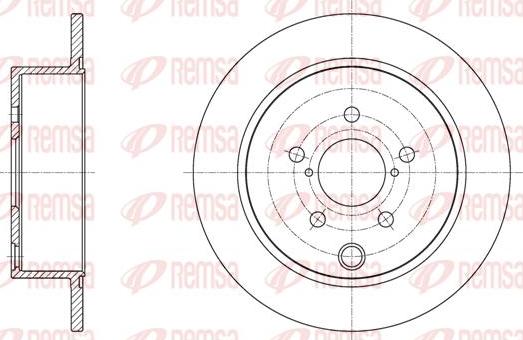 Kawe 62034 00 - Спирачен диск vvparts.bg