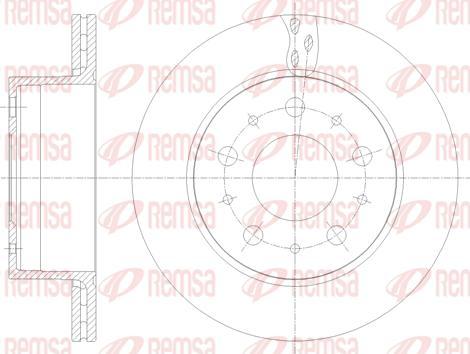 Kawe 62109 10 - Спирачен диск vvparts.bg