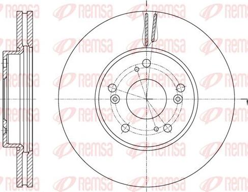 Kawe 62107 10 - Спирачен диск vvparts.bg