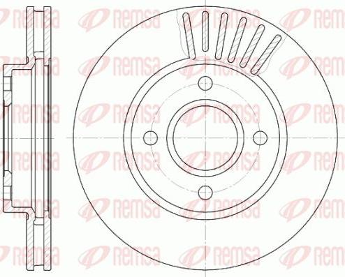 Kawe 62.1110 - Спирачен диск vvparts.bg