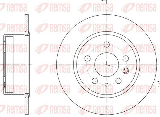 Kawe 6280 00 - Спирачен диск vvparts.bg