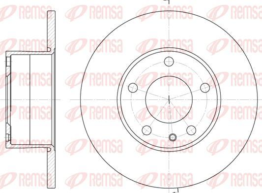 Kawe 6288 00 - Спирачен диск vvparts.bg