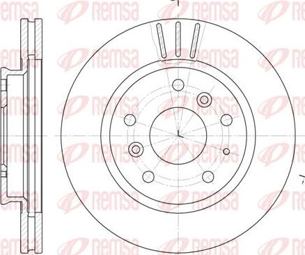 Kawe 62.3710 - Спирачен диск vvparts.bg