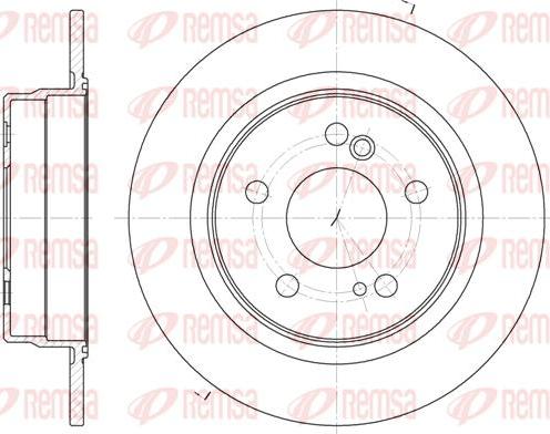 Kawe 6270 00 - Спирачен диск vvparts.bg