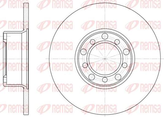 Kawe 6272 00 - Спирачен диск vvparts.bg