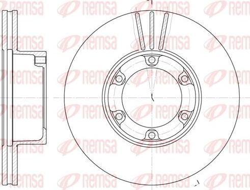 Kawe 6277 10 - Спирачен диск vvparts.bg