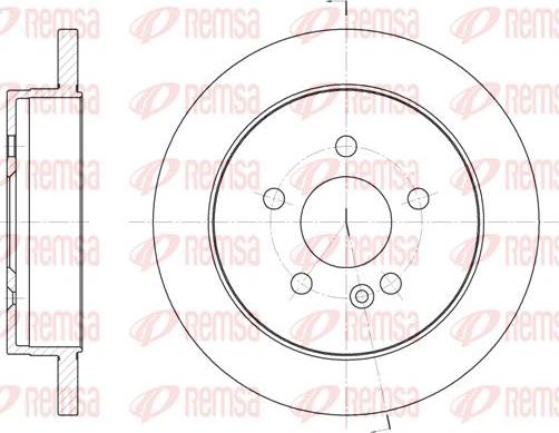 Kawe 6799 00 - Спирачен диск vvparts.bg