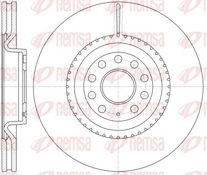 Kawe 6791 10 - Спирачен диск vvparts.bg