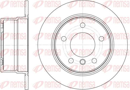 Kawe 6798 00 - Спирачен диск vvparts.bg