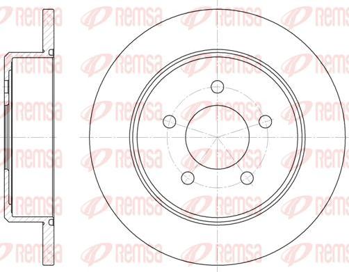 Kawe 6746 00 - Спирачен диск vvparts.bg