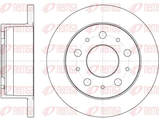 Kawe 6741 00 - Спирачен диск vvparts.bg