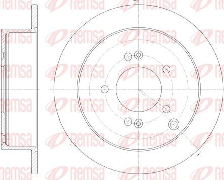 Kawe 6756 00 - Спирачен диск vvparts.bg